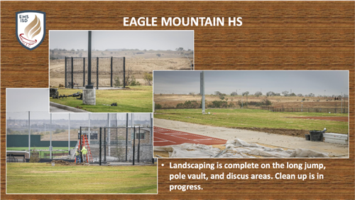 Eagle Mountain High School landscaping pictures